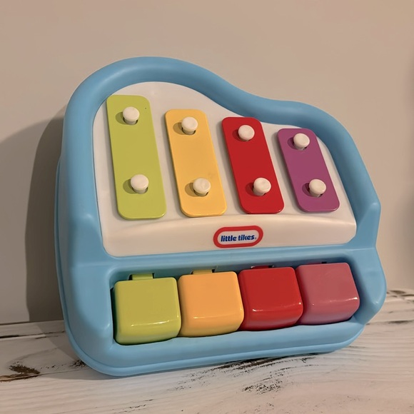 Little Tikes Tap-A-Tune Piano Blue Baby Toddler Music Instrument Toy - Picture 1 of 8